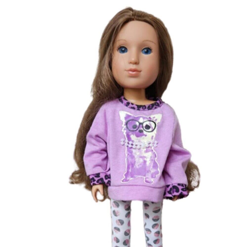 Wavy Hair Girls Doll || Dressed and Brushed EUC